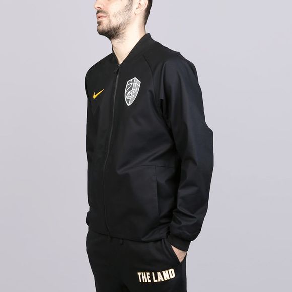 📦 NEW Mens M NIKE Cleveland Cavaliers City Edition Varsity Jacket 899135-010